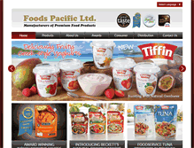 Tablet Screenshot of foodspacific.com